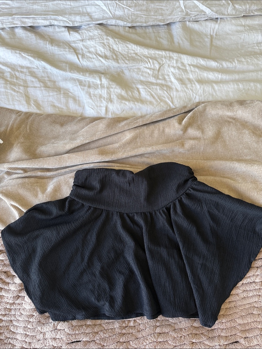 Divided Black High-Waist Circle Skater Skirt